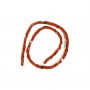 Jaspe rouge, en forme de cube 4mm x 40cm