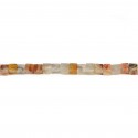 Agate crazy, en forme  de cube 4mm x 40cm