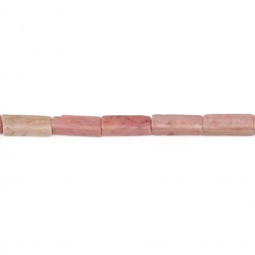 Rhodonite, en forme de rectangle 4x13mm x 40cm