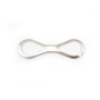 Argent 925 intercalaire infini 8x26 mm  x 1pc