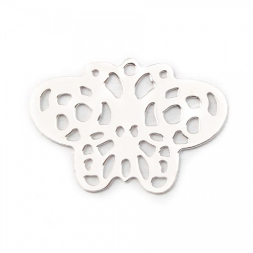 Breloque papillon Argent 925 11x16mm x 2pcs