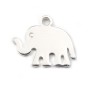  Breloque éléphant 12x13 mm en Argent 925 x1 