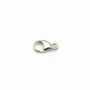Fermoir mousqueton 4x8mm en argent 925 x 2pcs
