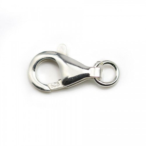 Lobster clasp, 925 sterling silver  16mm x 1pc