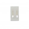 Boucles d’oreilles en gold filled & perles de culture d'eau douce x 2pcs