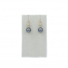 Boucles d'oreilles perle de culture de Tahiti & Gold filled x 2pcs