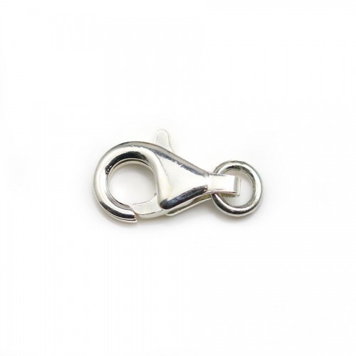 Lobster clasp, 925 sterling silver  13mm  x 1pc