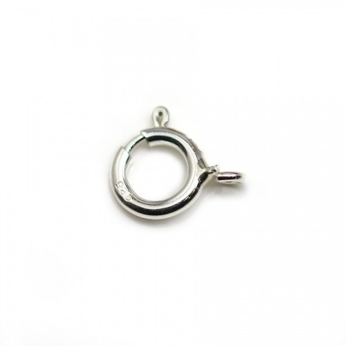 Silver sterling 925 Spring Clasp 7mmX 1pc