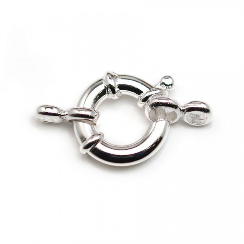 Argent 925 Fermoir bouée 12mm x 1pc