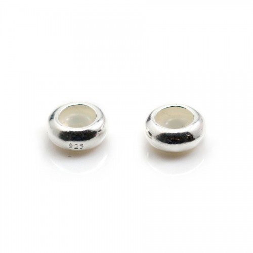 Stopper 7.5mm pour chaine en argent 925  x 1pc