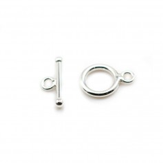Argent 925 Fermoir Toggle OT 13mm x 1pc 