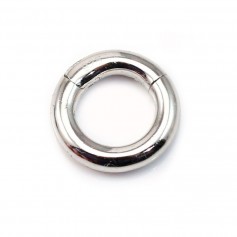 Fermoir argent 925 rhodié 16mm  x 1pc