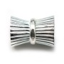 Argent 925  Fermoir aimande 22.5x15.50mm x 1pc  