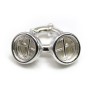 Argent 925 Fermoir  bouée à ressort 18x35mm embout 15mm x 1pc  