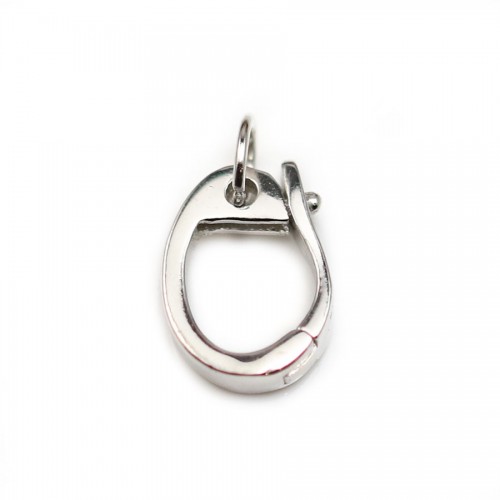   silver 925 rhodium beliere AT 14mm x 1pc 