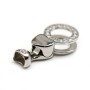 Fermoir avec zircon 15x32mm x 1pc