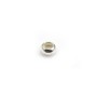 Intercalaire en argent 925, de forme ronde, de taille 2x4mm x 10pcs