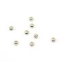 Intercalaire en argent 925, de forme ronde, de taille 2x4mm x 10pcs