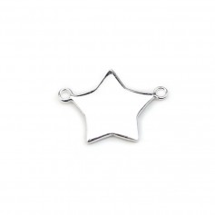 Intercalaire ancre en argent 925  9x19mm x 1pc