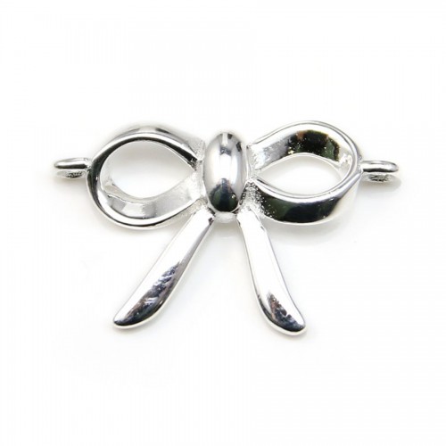 Nudo separador plata 925 12x20mm x 1pc