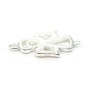 Intercalaire étoile en argent 925 12x17mm x 1pc