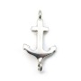 Intercalaire ancre en argent 925  9x19mm x 1pc