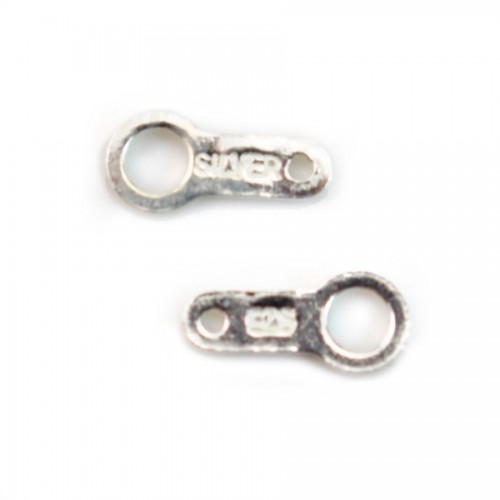 925 Sterling Silver  Tag 7 mm x 10 pcs 