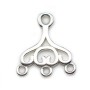 Intercalaire en argent 925, en forme de chandelier, 14 * 13mm x 1pc
