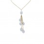 Collier en gold filled & perle d'eau douce x 1pc