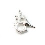 Pendentif branche et oiseau , argent 925 ,15.5x18mm x 1pc