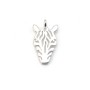 Breloque leopard en argent 925 12x14mm x 1pc