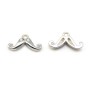 Breloque zebre en argent 925 7x13mm x 1pc