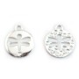 Breloque Libellule découpée Argent 925 15 mm x 1pc