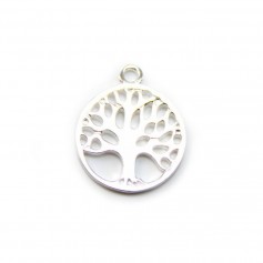 Arbre en argent  925 ,13.7x16.7mm x 1pc