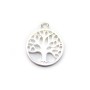 Arbre en argent  925 ,13.7x16.7mm x 1pc