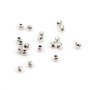 Argent 925 Boule Ronde facette 3mm x 20pcs