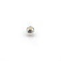 Argent 925 Boule Ronde facette 4mm x 10pcs