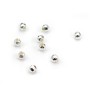 Argent 925 Boule Ronde facette 4mm x 10pcs
