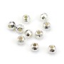 Argent 925 Boule Ronde facette 6mm x 6pcs
