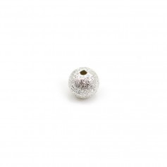 Boule diamantée  Argent 925 6mm x 4pcs