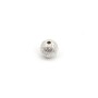 Boule diamantée  Argent 925 6mm x 4pcs