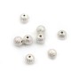 Boule diamantée  Argent 925 6mm x 4pcs