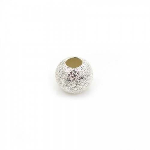 925 sterling silver shiny round bead 8mm x 1pc