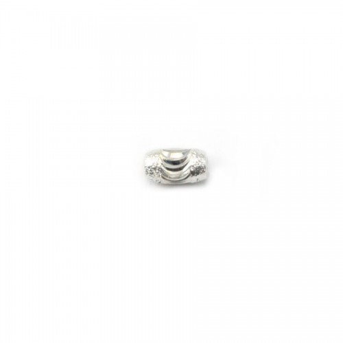sterling silver 925 rondelle diament  5.5mm   x 4 PCS 