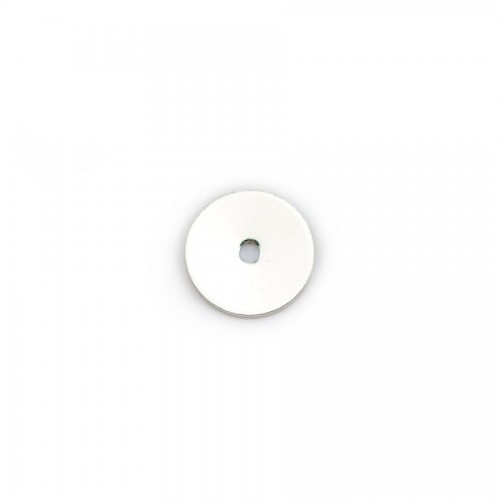 925 Silver Disc 8mm x 5pcs