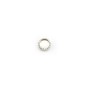 Serti en argent 925, pour cabochon rond de 4 mm x 10pcs