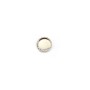 Serti en argent 925, pour cabochon rond de 5 mm x 5pcs