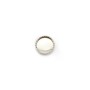 Serti en argent 925, pour cabochon rond de 6 mm x 5pcs