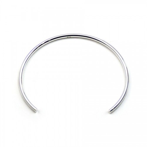 925 sterling silver 56mm flexible bangle x 1pc