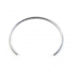 Bracelet jonc flexible 56mm en argent 925 x 1pc